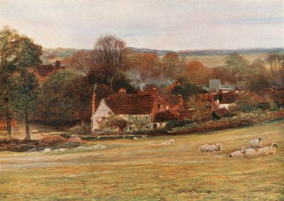 Miltons Cottage und Garten, Chalfont St Giles von Francis S. Walker